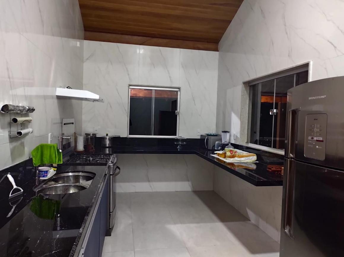 Casa De Campo Banheira, Lareira E Cachoeira Pedra Azul  Bagian luar foto