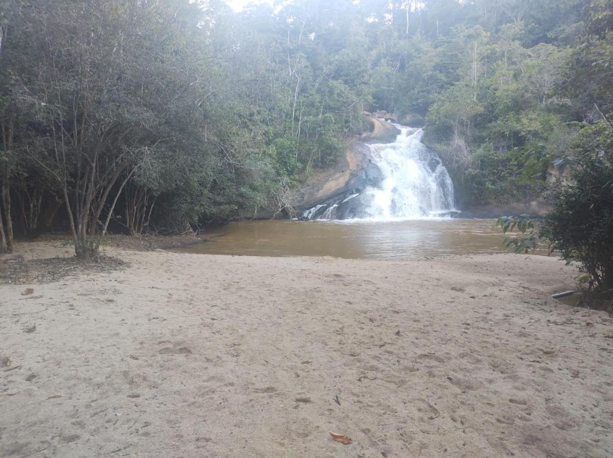 Casa De Campo Banheira, Lareira E Cachoeira Pedra Azul  Bagian luar foto