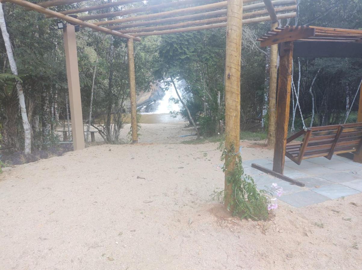 Casa De Campo Banheira, Lareira E Cachoeira Pedra Azul  Bagian luar foto