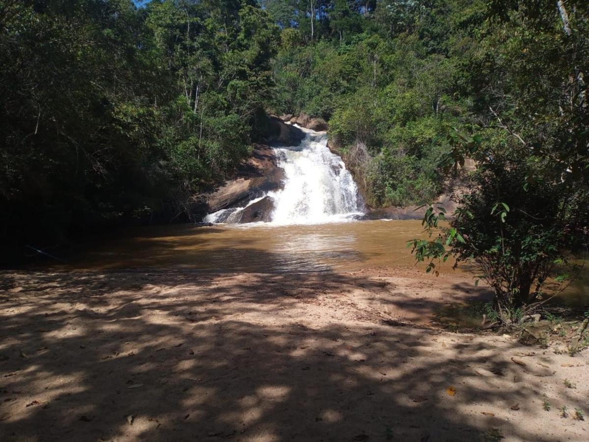 Casa De Campo Banheira, Lareira E Cachoeira Pedra Azul  Bagian luar foto
