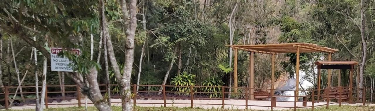 Casa De Campo Banheira, Lareira E Cachoeira Pedra Azul  Bagian luar foto