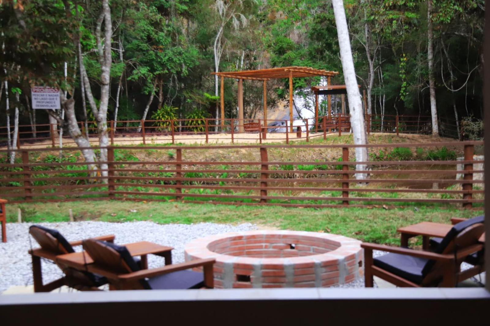 Casa De Campo Banheira, Lareira E Cachoeira Pedra Azul  Bagian luar foto